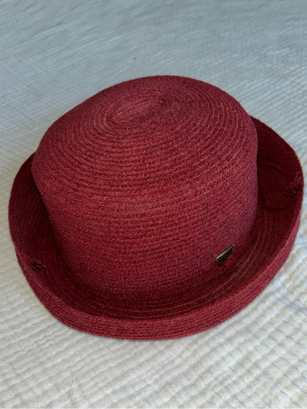Vintage The Scala Collection Burgundy Hat